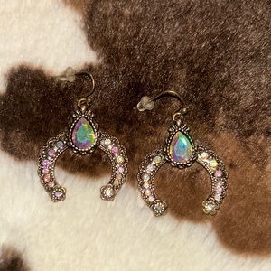New Bronze Rhinestone Earrings